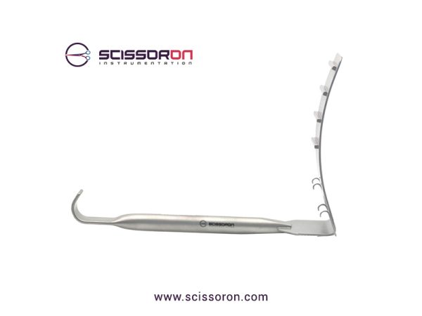 Saldanha Abdominal Retractor 2x2 Sharp Prongs_AA06-0407-23(02)