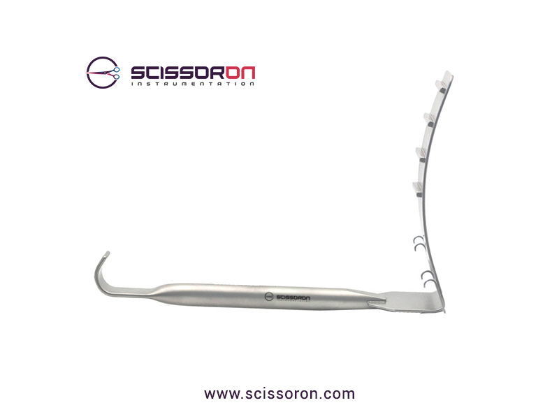 Saldanha Abdominal Retractor 2x2 Sharp Prongs_AA06-0407-23(02)