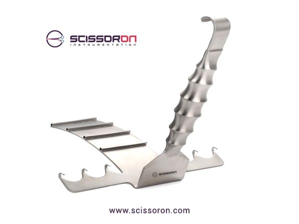 Saldanha Abdominal Retractor 3x3 Sharp Prongs_AA06-0406-23