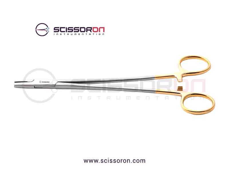 Sternal wire twister, 8in serrated TC jaw