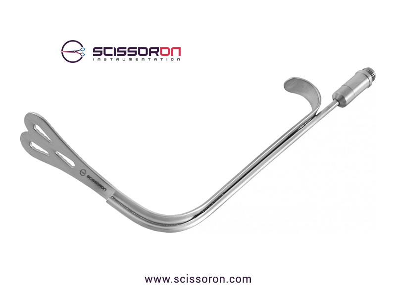 Weider Breast And Facial Retractor With Fiber Optic Light Guide_AA06-2015-1401