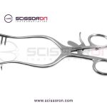 Weitlaner self-retaining retractor 3x4 Sharp End
