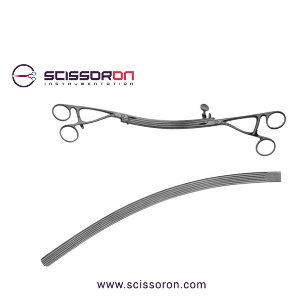 lane GASTRO INTESTINAL TWIN CLAMP 31cm-12inCurved02