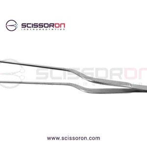 Jansen Tissue Bayonet Shape Forceps 1×2 Toothed End