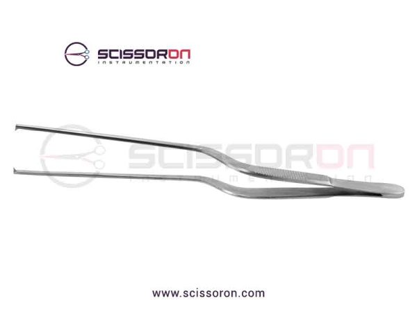 Jansen Tissue Bayonet Shape Forceps 1x2 Toothed End