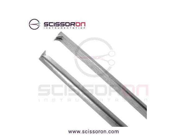 Jansen Tissue Bayonet Shape Forceps 1x2 Toothed Ends