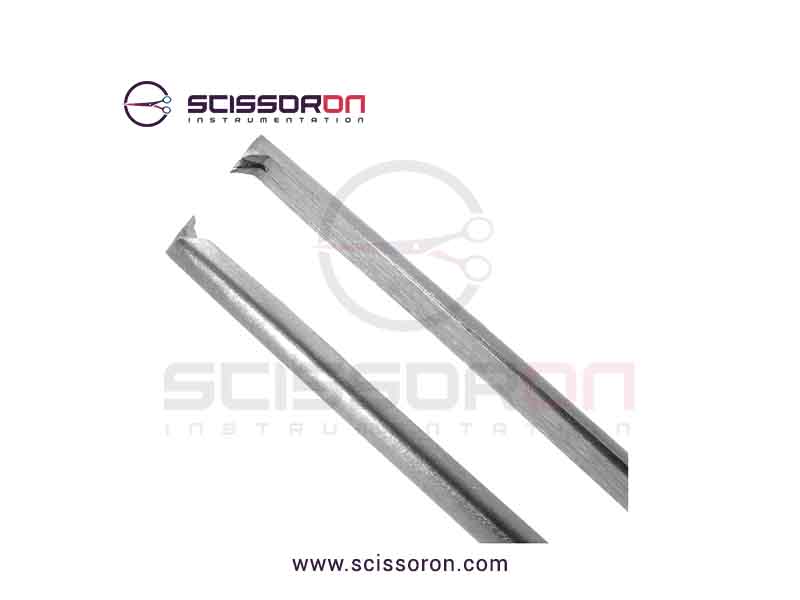 Jansen Tissue Bayonet Shape Forceps 1x2 Toothed Ends
