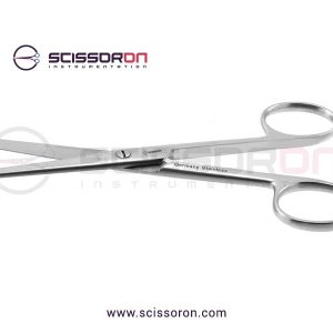 Operating scissors, 5”,curved blades, blunt tips_02