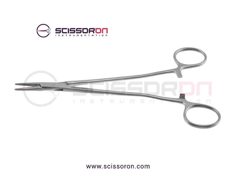 Sarot Needle Holder Drooved Jaw