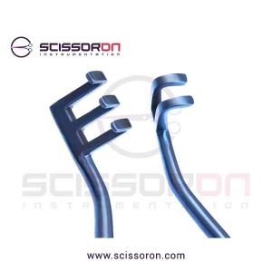 Weitlaner self-retaining Titanium retractor 2x3 Blunt Ends
