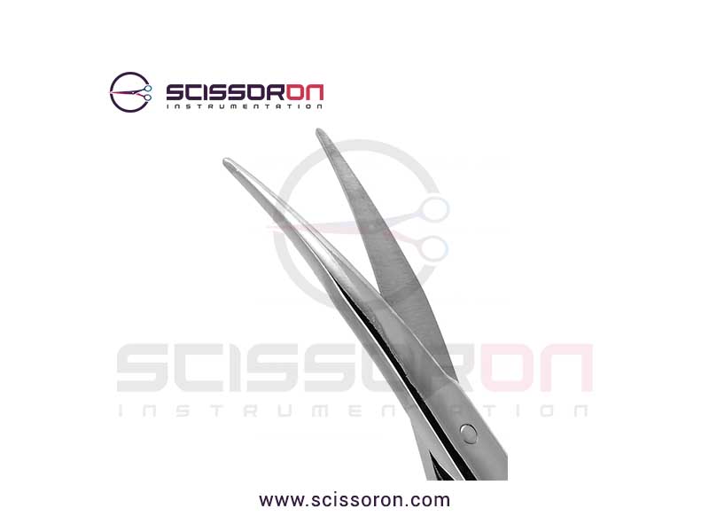 Westcott Tenotomy Scissor Curved Right Blunt Ends-02