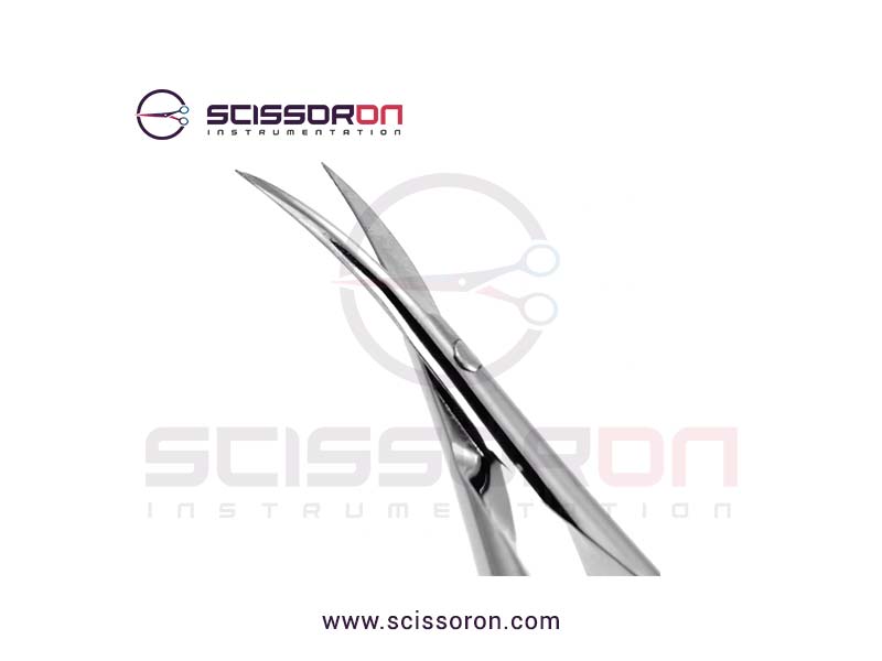 McPherson-Vannas Iris Scissor 11mm Curved Blades-02