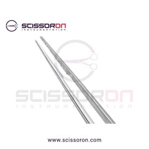 Tennant Tying Forceps 6.0mm TC Dust Surface Straight Jaws-02