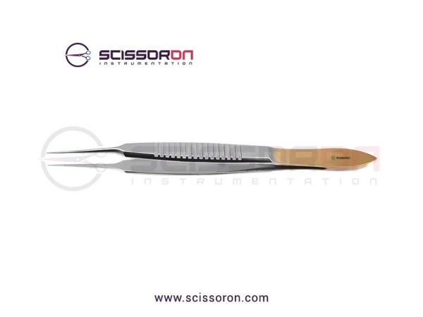 McPherson Tying Forceps 4.0mm TC Dusted Straight Jaws McPherson Tying Forceps 4.0mm TC Dusted Straight Jaws