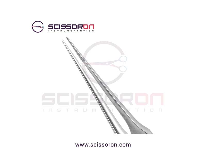 McPherson Tying Forceps 4.0mm TC Dusted Straight Jaws-02