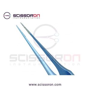 McPherson Tying Forceps 4.0mm TC Dusted Straight Jaws-02