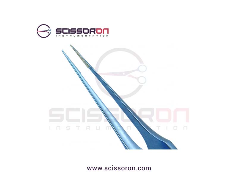 McPherson Tying Forceps 4.0mm TC Dusted Straight Jaws-02