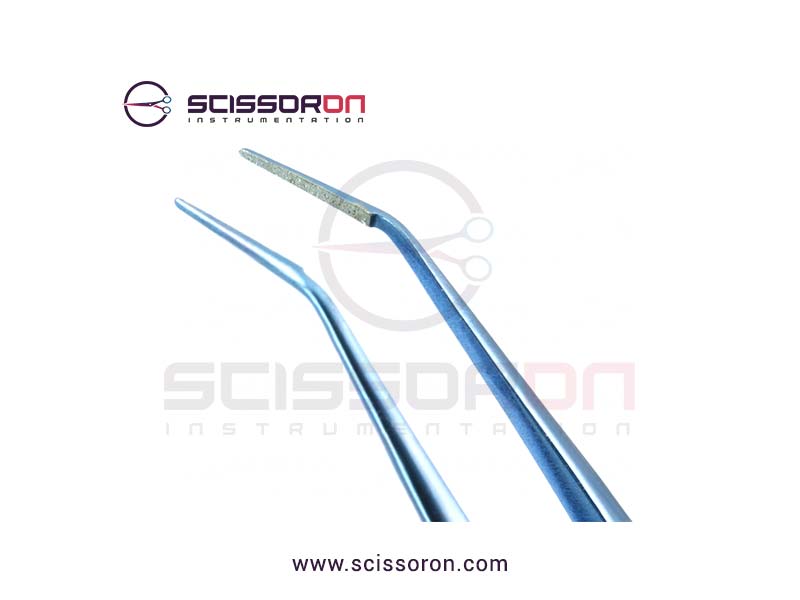 McPherson Tying Forceps 4.0mm TC Dusted Angled Jaws-02