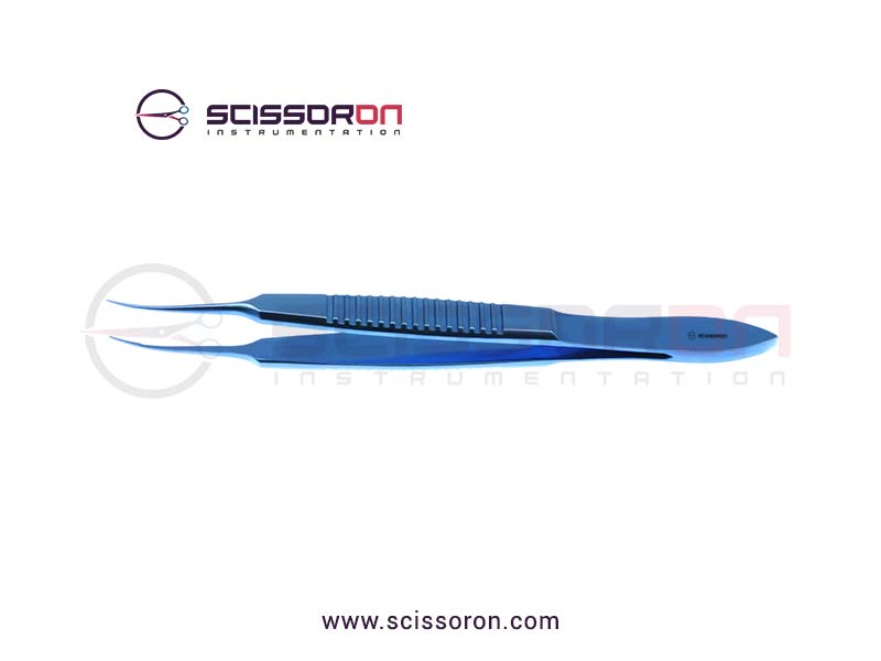 McPherson Tying Forceps 4.0mm Curved Jaws Titanium