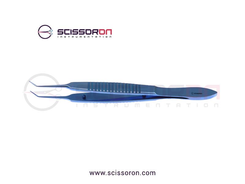McPherson Tying Forceps 4.0mm Angled Jaws Titanium