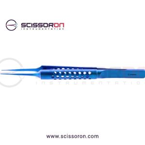Maumenee Tying Forceps 6.0mm TC Dust Straight Jaws