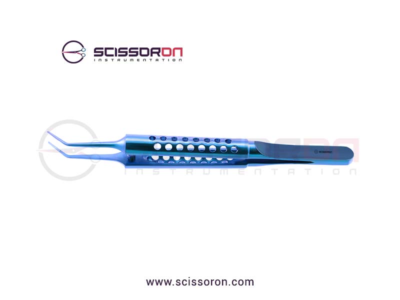 Maumenee Tying Forceps 6.0mm Angled Jaws