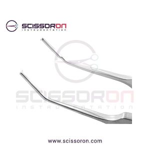 McPherson Tissue Forceps 1x2 Teeth Angled Jaws-02
