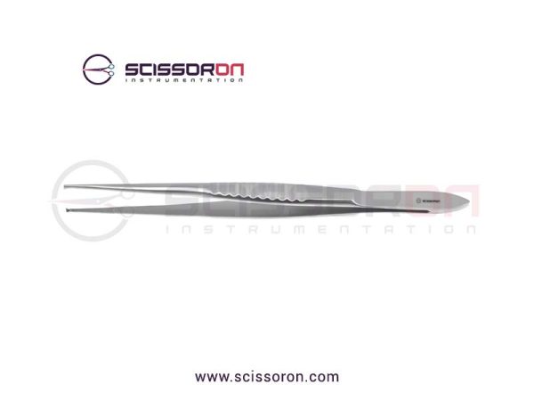 Standard Tissue Forceps Delicate 1x2 Teeth End Serrated Platform