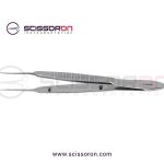 McPherson Corneal Suturing Forceps Straight Jaws-01