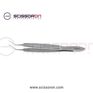 Bechert-McPherson Tying Forceps 10mm Angled TC Dusted Jaws