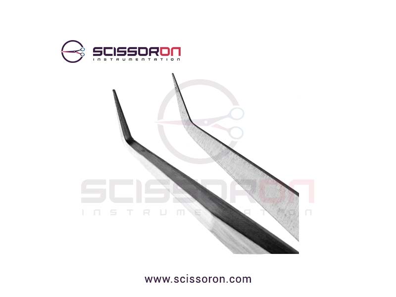 Dilator Forceps 0.3mm Smooth Surface 45° Jaws
