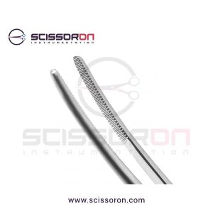 Bozeman Uterine Dressing Forceps Curved Jaws-02