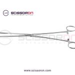 Bozeman Uterine Dressing Forceps Straight Jaws