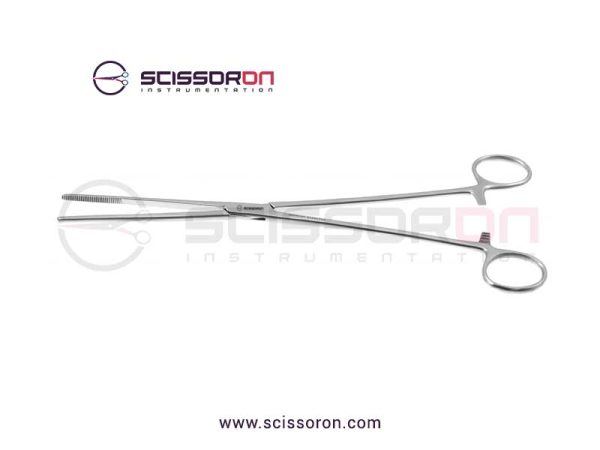 Bozeman Uterine Dressing Forceps Straight Jaws