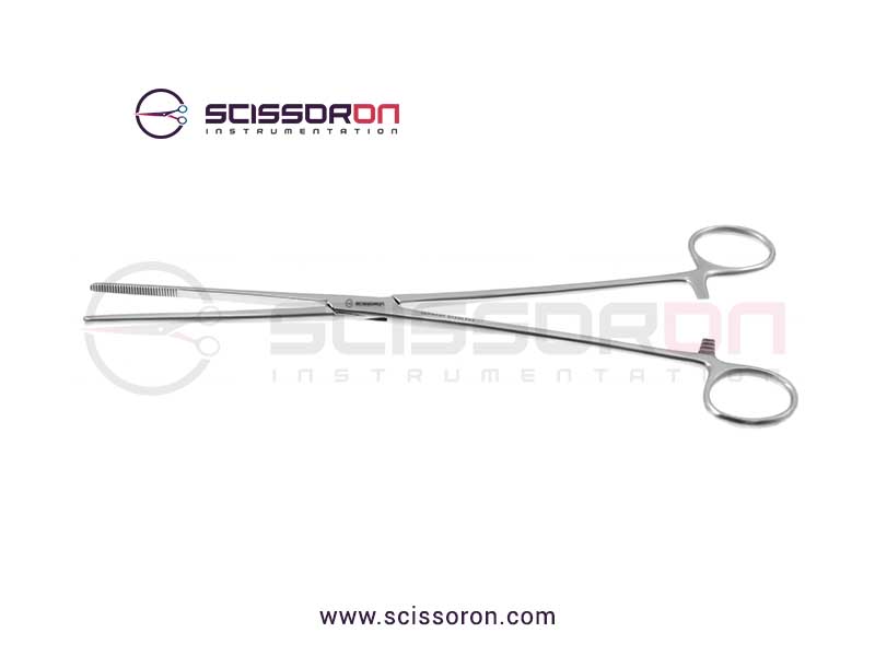 Bozeman Uterine Dressing Forceps Straight Jaws