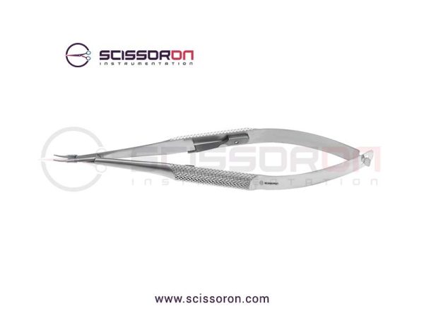 Bechert-Sinskey Needle Holder 9.0mm Smooth Curved Jaws
