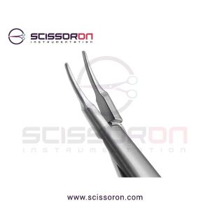 Bechert-Sinskey Needle Holder 9.0mm Smooth Curved Jaws-02