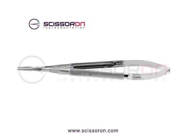 Jacobson Microsurgical Needle Holder TC Dust Heavy Jaws Handle with Lock