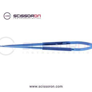 Jacobson Microsurgical Needle Holder TC Duste Straight Heavy Jaws Handle with Lock