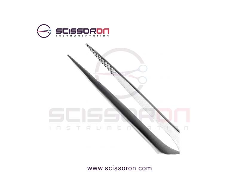 Bonaccolto Jeweler Type Forceps Serrated Tip Jaws