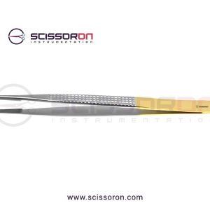 Bonney Dissecting Forceps 1×2 Teeth End with Serrated TC Platform