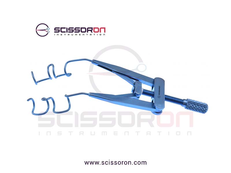 Brown Triple Post Lid Speculum Adult Titanium