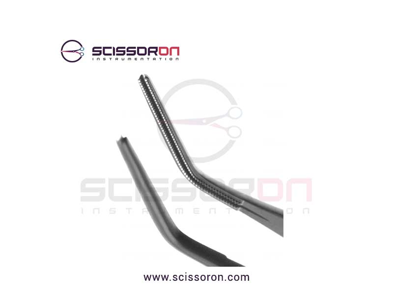 DeBakey microsurgical tissue forcepsAngled_balanced handle_02