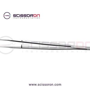 Gerald Micro Dressing Forceps TC Dusted Straight Jaws with Tying Jaws