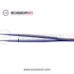 Gerald Microsurgical Dressing Forceps TC Dust Straight Jaws Titanium