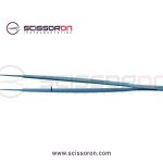 Gerald Microsurgical Forceps 1.0mm Ring TC Dust Surface Straight Jaws Titanium