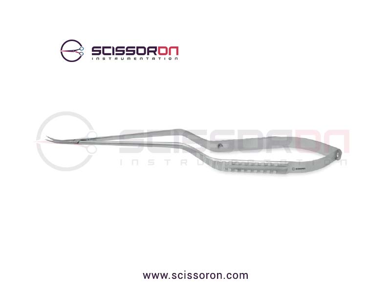 Jacobson Microsurgical Scissor 13mm Blades Bayonet Handle