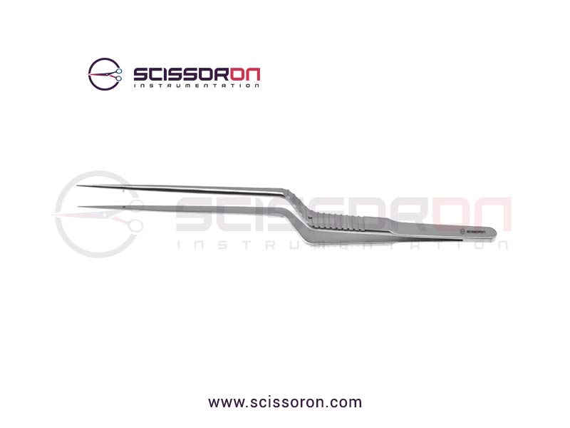 Jacobson Bayonet Forceps Straight Sharp Ends