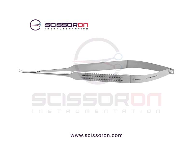 Jacobson Microsurgical Scissor Blunt End Curved Blades