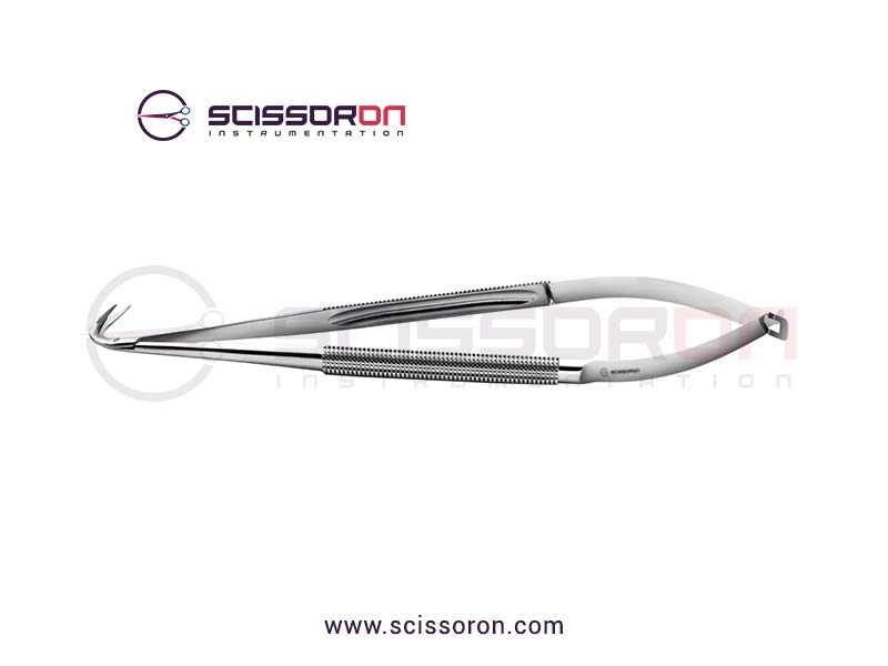 Jacobson Microsurgical Scissor Micro Fine Blades Round Neck